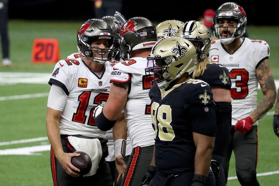 Tom Brady decide no fim, Buccaneers batem os Saints de Drew Brees e vão à final da NFC