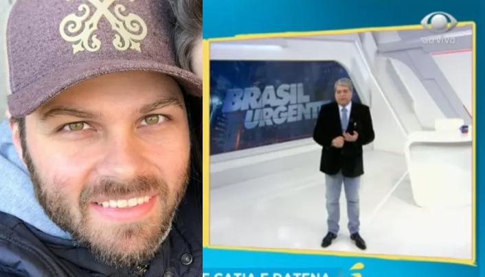 Datena tem filho internado com Covid-19 e declara ao vivo: 'não estou com cabeça para trabalhar