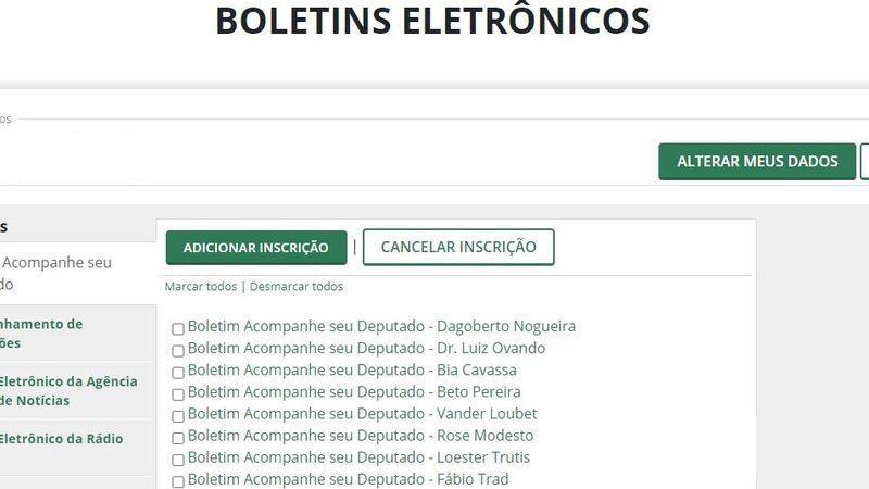 Sabia? Câmara envia boletins sobre o que os 8 deputados federais de MS fazem em Brasília