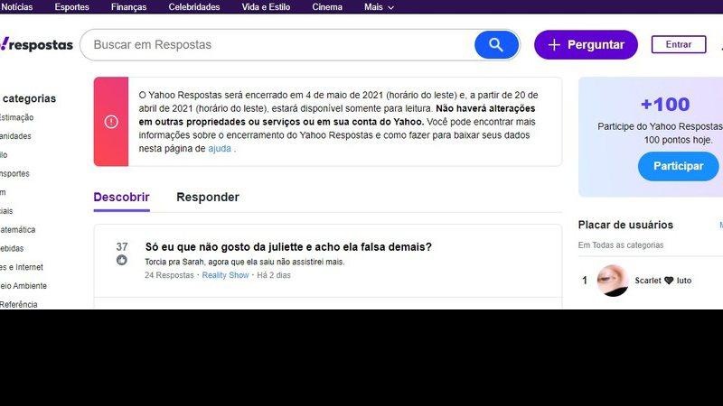 Após se tornar ‘poço’ de mentiras, Yahoo Respostas será desativado