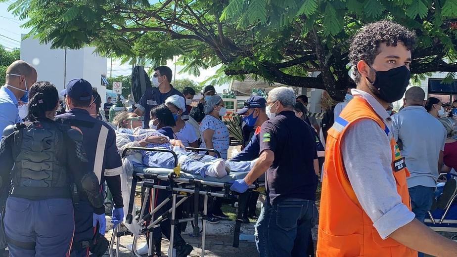Incêndio atinge ala Covid de hospital em Aracaju